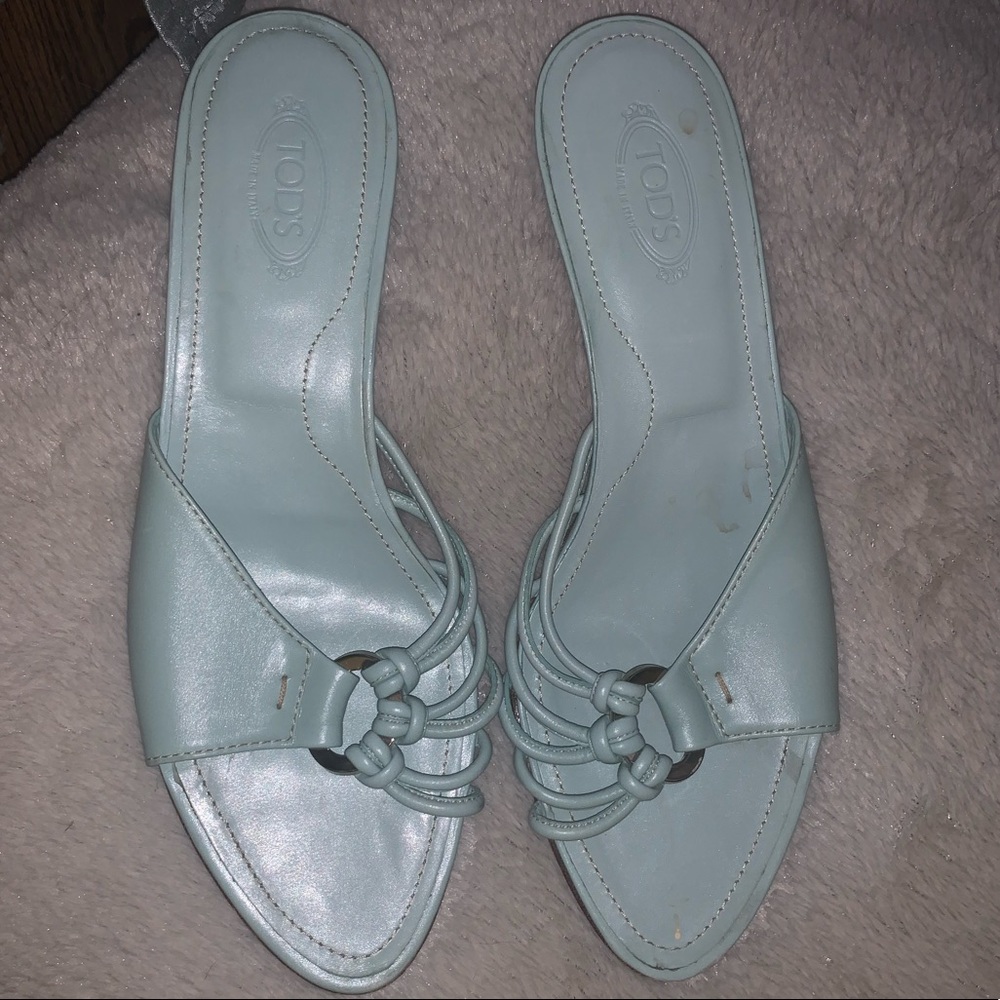 TOD’s kitten heel sandals size 8.5